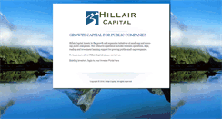 Desktop Screenshot of hillaircapital.com